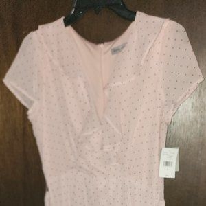 Danny And Nicole Pink Dress w/ Black Dots